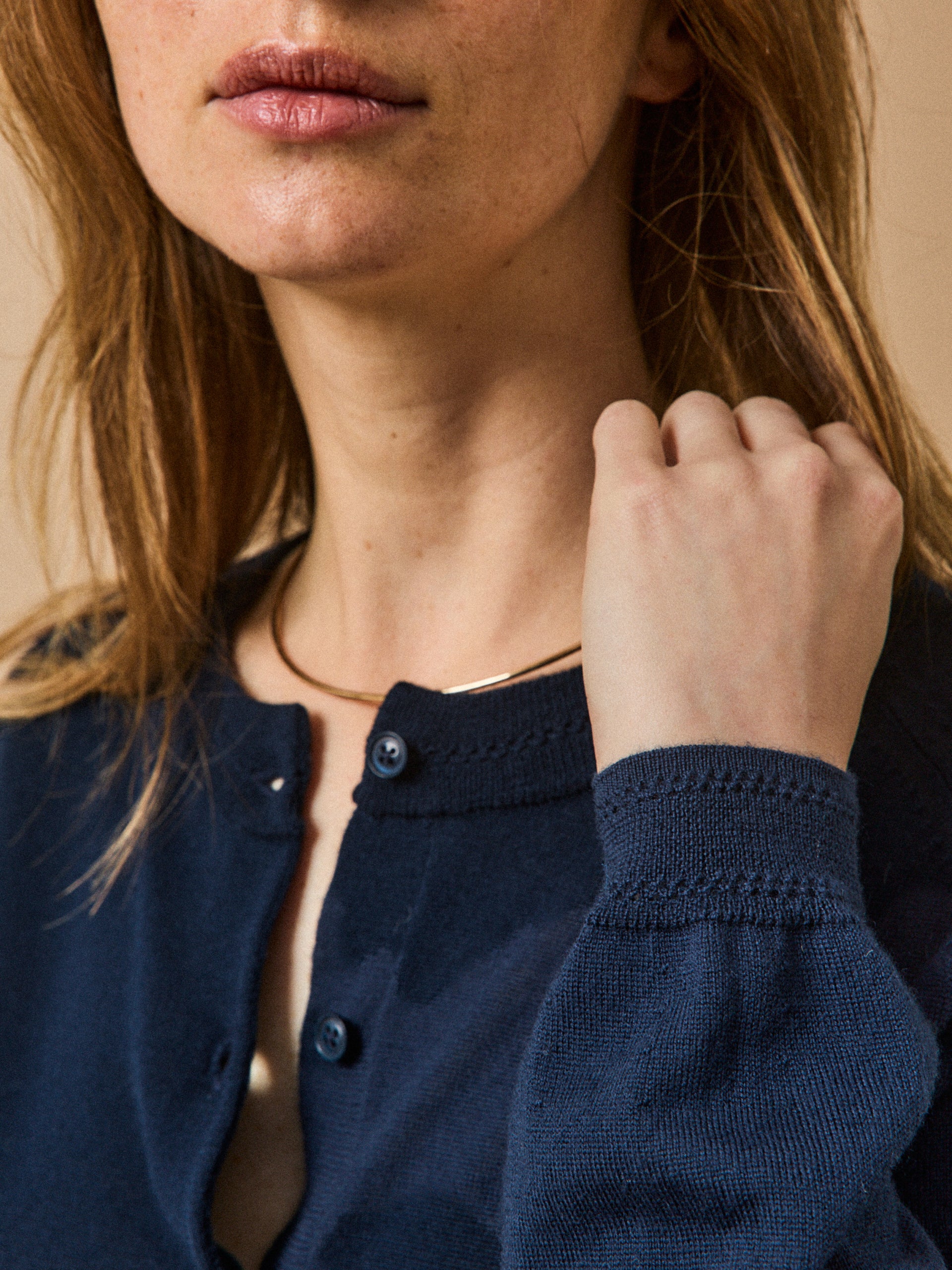 Gilet boutonné femme laine mérinos RWS* – Image 3