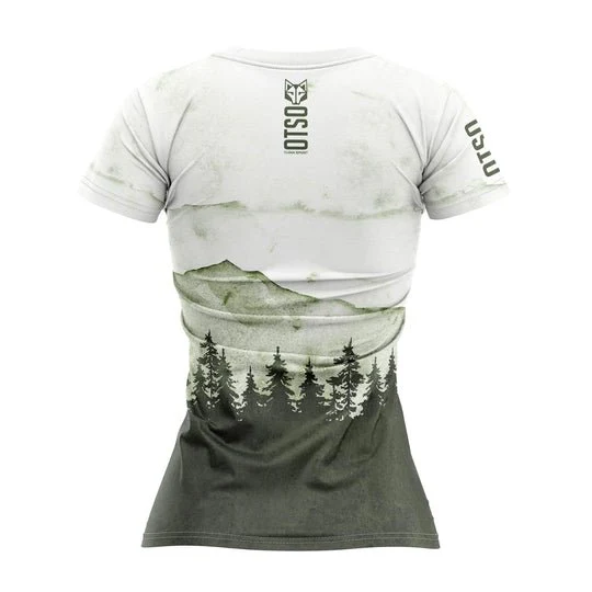 Tee-shirt manches courtes femme Otso Forest blanc – Image 2